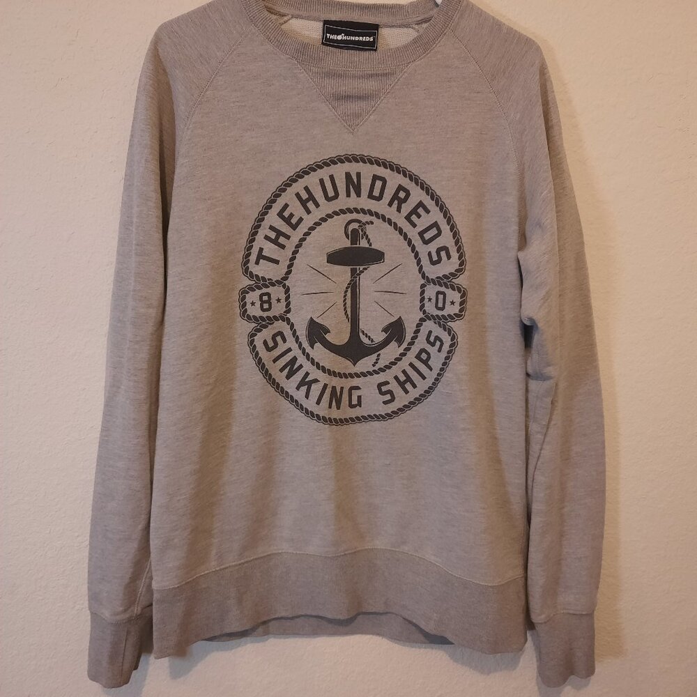 The Hundreds Sinking Ship Gray Sweatshirt Size L